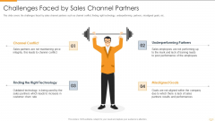 Strategic Partnership Management Plan Challenges Faced By Sales Channel Partners Summary PDF