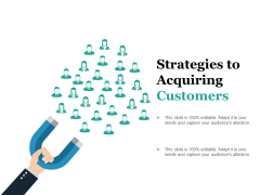 Strategies To Acquiring Customers Ppt PowerPoint Presentation Model Slides