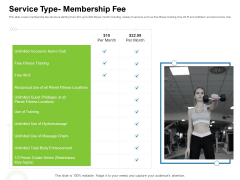 Strategies To Enter Physical Fitness Club Business Service Type Membership Fee Structure PDF Strategies To Enter Physical Fitness Club Business Service Type Membership Fee Structure PDF