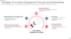 Strategies To Increase Engagement Through Social Networking Template PDF Strategies To Increase Engagement Through Social Networking Template PDF