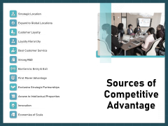 Strategies To Win Customers From Competitors Sources Of Competitive Advantage Pictures PDF