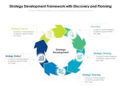 Strategy Development Framework With Discovery And Planning Ppt PowerPoint Presentation Gallery Designs PDF Strategy Development Framework With Discovery And Planning Ppt PowerPoint Presentation Gallery Designs PDF
