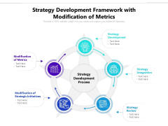 Strategy Development Framework With Modification Of Metrics Ppt PowerPoint Presentation Gallery Graphics Example PDF Strategy Development Framework With Modification Of Metrics Ppt PowerPoint Presentation Gallery Graphics Example PDF