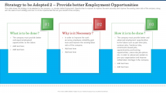 Strategy To Be Adopted 2 Provide Better Employment Opportunities Summary PDF Strategy To Be Adopted 2 Provide Better Employment Opportunities Summary PDF
