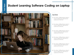 Student Learning Software Coding On Laptop Ppt PowerPoint Presentation File Background Designs PDF Student Learning Software Coding On Laptop Ppt PowerPoint Presentation File Background Designs PDF