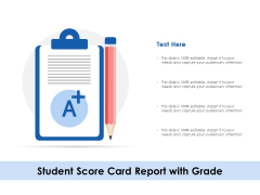 Student Score Card Report With Grade Ppt PowerPoint Presentation Pictures Example Introduction PDF Student Score Card Report With Grade Ppt PowerPoint Presentation Pictures Example Introduction PDF
