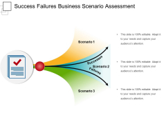 Success Failures Business Scenario Assessment Ppt PowerPoint Presentation Outline Visuals PDF Success Failures Business Scenario Assessment Ppt PowerPoint Presentation Outline Visuals PDF