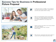 Success Tips For Business In Professional Picture Proposal Ppt Styles Brochure PDF Success Tips For Business In Professional Picture Proposal Ppt Styles Brochure PDF