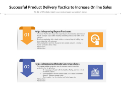 Successful Product Delivery Tactics To Increase Online Sales Ppt PowerPoint Presentation Gallery Gridlines PDF Successful Product Delivery Tactics To Increase Online Sales Ppt PowerPoint Presentation Gallery Gridlines PDF