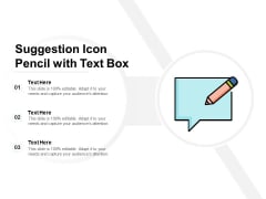 Suggestion Icon Pencil With Text Box Ppt PowerPoint Presentation Slides Shapes Suggestion Icon Pencil With Text Box Ppt PowerPoint Presentation Slides Shapes