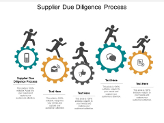 Supplier Due Diligence Process Ppt PowerPoint Presentation Outline Display Cpb