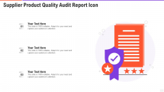 Supplier Product Quality Audit Report Icon Download PDF Supplier Product Quality Audit Report Icon Download PDF