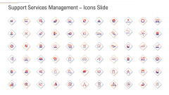 Support Services Management Icons Slide Ppt Layouts Brochure PDF Support Services Management Icons Slide Ppt Layouts Brochure PDF