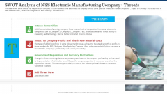 Swot Analysis Of NSS Electronic Manufacturing Company Threats Download PDF