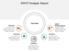 Swot Analysis Report Ppt PowerPoint Presentation Gallery Icon Cpb