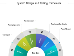 System Design And Testing Framework Ppt PowerPoint Presentation Gallery Slide PDF System Design And Testing Framework Ppt PowerPoint Presentation Gallery Slide PDF