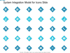 System Integration Model For Icons Slide Ppt Infographic Template Information