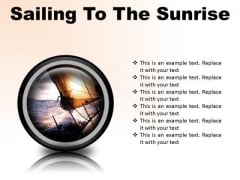 Sailing To The Sunrise Nature PowerPoint Presentation Slides Cc Sailing To The Sunrise Nature PowerPoint Presentation Slides Cc