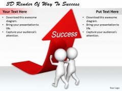 Sales Concepts 3d Render Of Way To Success Basic Business Sales Concepts 3d Render Of Way To Success Basic Business