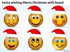 Santa Wishing Merry Christmas Laughing Smileys PowerPoint Templates Santa Wishing Merry Christmas Laughing Smileys PowerPoint Templates
