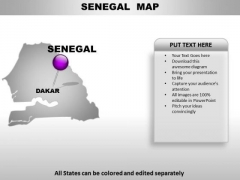 Senega Country PowerPoint Maps Senega Country PowerPoint Maps