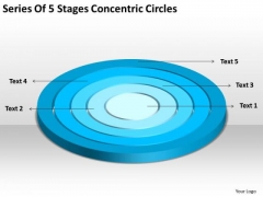 Series Of 5 Stages Concentric Circles Courier Business Plan PowerPoint Templates Series Of 5 Stages Concentric Circles Courier Business Plan PowerPoint Templates