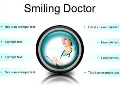 Smiling Doctor Medical PowerPoint Presentation Slides Cc