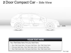 Speed Luxury 2 Door Blue Car Side PowerPoint Slides And Ppt Diagram Templates