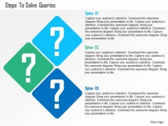Steps To Solve Queries Presentation Template Steps To Solve Queries Presentation Template