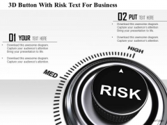 Stock Photo 3d Button With Risk Text For Business PowerPoint Slide Stock Photo 3d Button With Risk Text For Business PowerPoint Slide