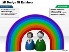 Stock Photo 3d Design Of Rainbow PowerPoint Template Stock Photo 3d Design Of Rainbow PowerPoint Template