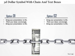 Stock Photo 3d Dollar Symbol With Chain And Text Boxes PowerPoint Slide Stock Photo 3d Dollar Symbol With Chain And Text Boxes PowerPoint Slide