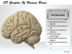 Stock Photo 3d Graphic Of Human Brain PowerPoint Template Stock Photo 3d Graphic Of Human Brain PowerPoint Template