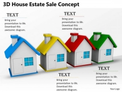 Stock Photo 3d House Home Red Blue Green Yellow Estate Sale Concept PowerPoint Slide Stock Photo 3d House Home Red Blue Green Yellow Estate Sale Concept PowerPoint Slide