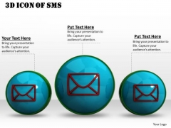 Stock Photo 3d Icon Of Sms For Technology PowerPoint Slide Stock Photo 3d Icon Of Sms For Technology PowerPoint Slide