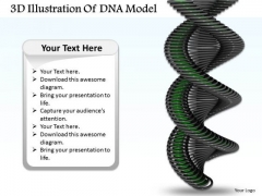 Stock Photo 3d Illustration Of Dna Model Ppt Template Stock Photo 3d Illustration Of Dna Model Ppt Template
