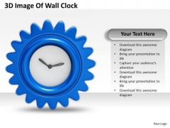 Stock Photo 3d Image Of Wall Clock Ppt Template Stock Photo 3d Image Of Wall Clock Ppt Template