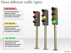 Stock Photo Basic Marketing Concepts Three Different Traffic Lights Stock Photos Stock Photo Basic Marketing Concepts Three Different Traffic Lights Stock Photos