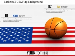 Stock Photo Basketball Usa Flag Background PowerPoint Slide Stock Photo Basketball Usa Flag Background PowerPoint Slide