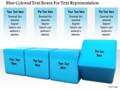 Stock Photo Blue Colored Text Boxes For Text Representation Image Graphics For PowerPoint Slide Stock Photo Blue Colored Text Boxes For Text Representation Image Graphics For PowerPoint Slide