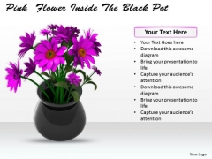 Stock Photo Bunch Of Flowers Inside Pot PowerPoint Slide Stock Photo Bunch Of Flowers Inside Pot PowerPoint Slide