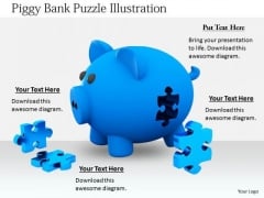 Stock Photo Business Concepts Piggy Bank Puzzle Illustration Icons Images Stock Photo Business Concepts Piggy Bank Puzzle Illustration Icons Images