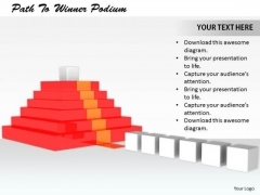 Stock Photo Business Management Strategy Path To Winner Podium Images And Graphics Stock Photo Business Management Strategy Path To Winner Podium Images And Graphics