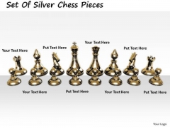 Stock Photo Business Management Strategy Set Of Silver Chess Pieces Best Stock Photo Business Management Strategy Set Of Silver Chess Pieces Best