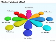Stock Photo Business Process Strategy Make Colored Wheel Image Stock Photo Business Process Strategy Make Colored Wheel Image