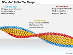 Stock Photo Business Strategy And Policy Blue Yellow Dna Design Images