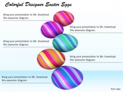 Stock Photo Business Strategy Colorful Designer Easter Eggs Images Stock Photo Business Strategy Colorful Designer Easter Eggs Images