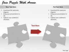 Stock Photo Business Strategy Concepts Join Puzzle With Arrow Icons Stock Photo Business Strategy Concepts Join Puzzle With Arrow Icons