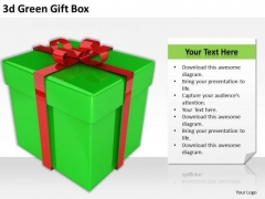Stock Photo Business Strategy Consultants 3d Green Gift Box Icons Images