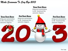 Stock Photo Business Strategy Development Make Snowman To Say Bye 2013 Photos Stock Photo Business Strategy Development Make Snowman To Say Bye 2013 Photos